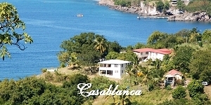 Dominica oceanfront villa, popular mid west coast, just US$65 per night