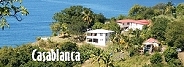 Casablanca - oceanfront villa on Dominica's popular mid west coast, from just US$70 per night
