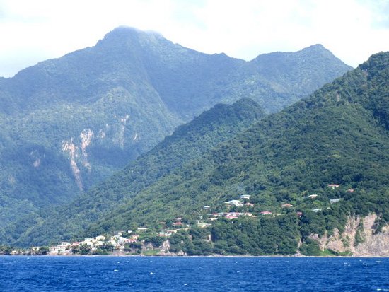Martinique's west coast