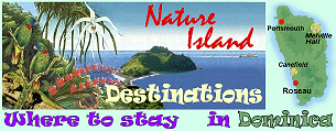 DOMINICA - Where to Stay, visitor accommodation - private villas and apartments, guesthouses, hotels